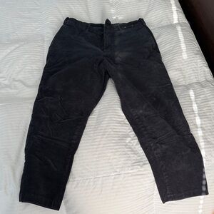 Uniqlo Men's Charcoal Corduroy Pants